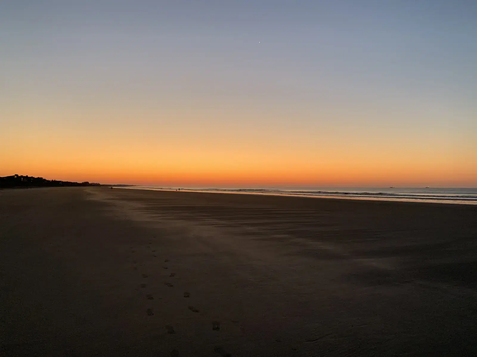 Sunrise beach background
